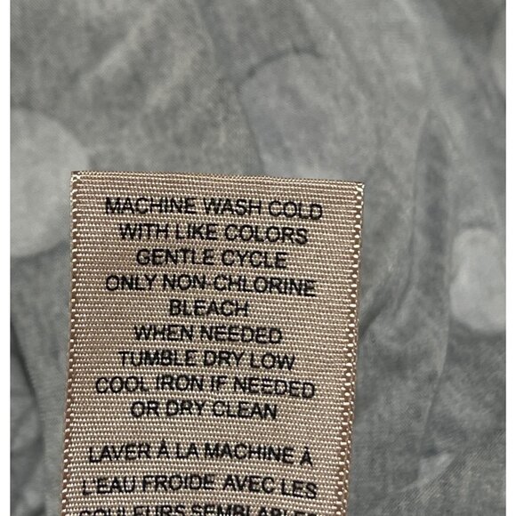 Philosphy Woman Knit Top Shirt Blue Black Dot Size 2X Stretch - Picture 7 of 7